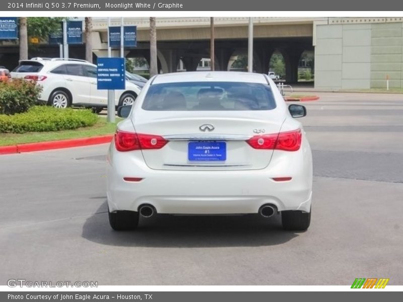 Moonlight White / Graphite 2014 Infiniti Q 50 3.7 Premium