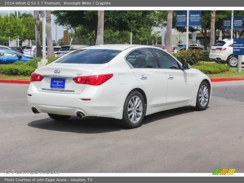 Moonlight White / Graphite 2014 Infiniti Q 50 3.7 Premium