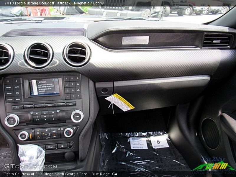 Magnetic / Ebony 2018 Ford Mustang EcoBoost Fastback