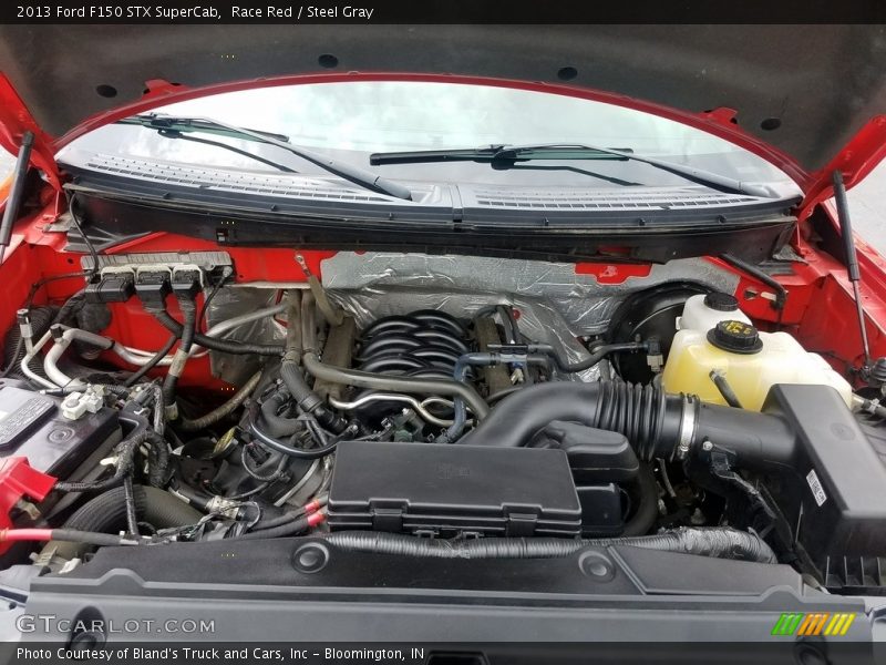 Race Red / Steel Gray 2013 Ford F150 STX SuperCab