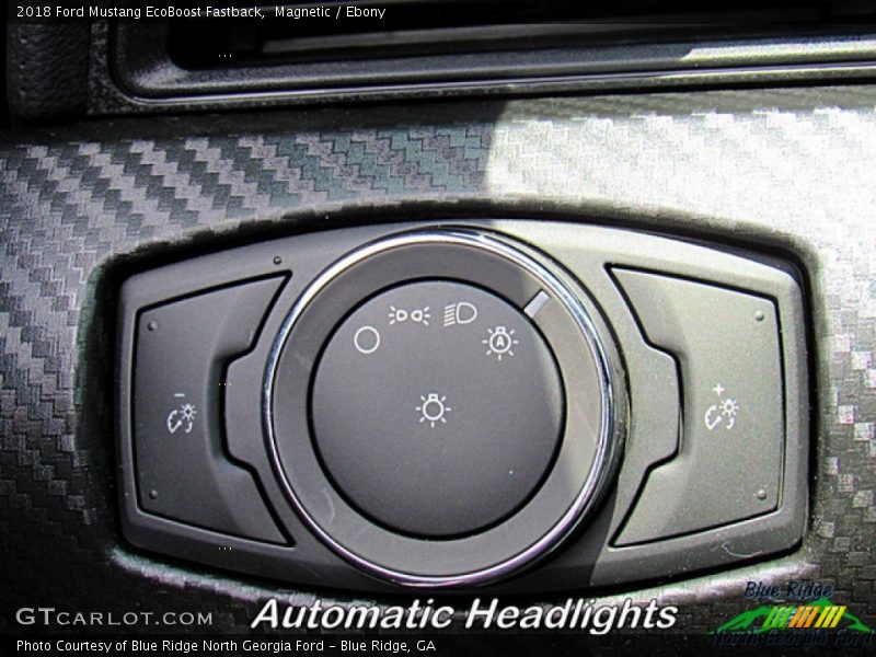 Magnetic / Ebony 2018 Ford Mustang EcoBoost Fastback