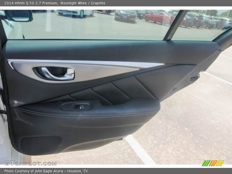 Moonlight White / Graphite 2014 Infiniti Q 50 3.7 Premium