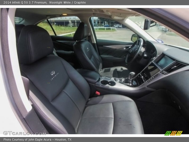 Moonlight White / Graphite 2014 Infiniti Q 50 3.7 Premium