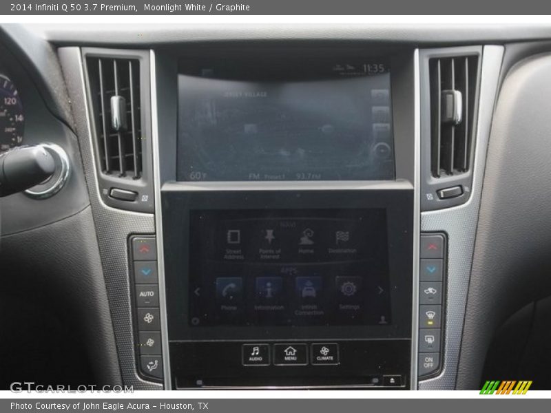 Moonlight White / Graphite 2014 Infiniti Q 50 3.7 Premium