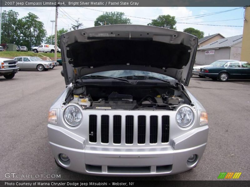 Bright Silver Metallic / Pastel Slate Gray 2007 Jeep Compass Limited 4x4