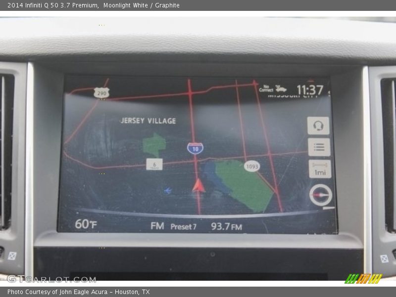 Moonlight White / Graphite 2014 Infiniti Q 50 3.7 Premium