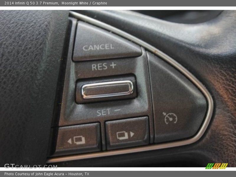Moonlight White / Graphite 2014 Infiniti Q 50 3.7 Premium