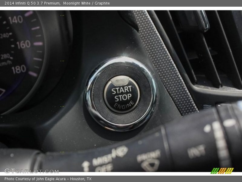 Moonlight White / Graphite 2014 Infiniti Q 50 3.7 Premium