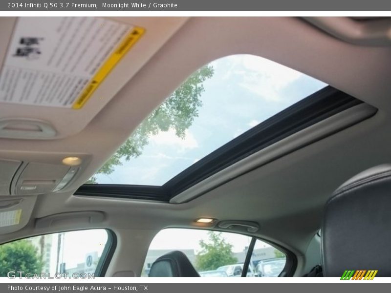 Moonlight White / Graphite 2014 Infiniti Q 50 3.7 Premium