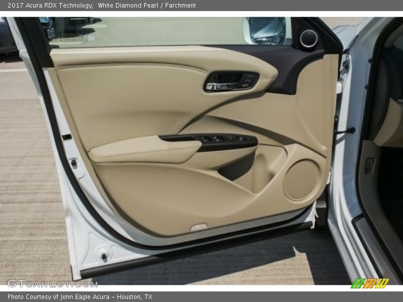 White Diamond Pearl / Parchment 2017 Acura RDX Technology