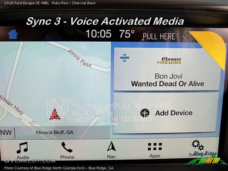 Ruby Red / Charcoal Black 2018 Ford Escape SE 4WD