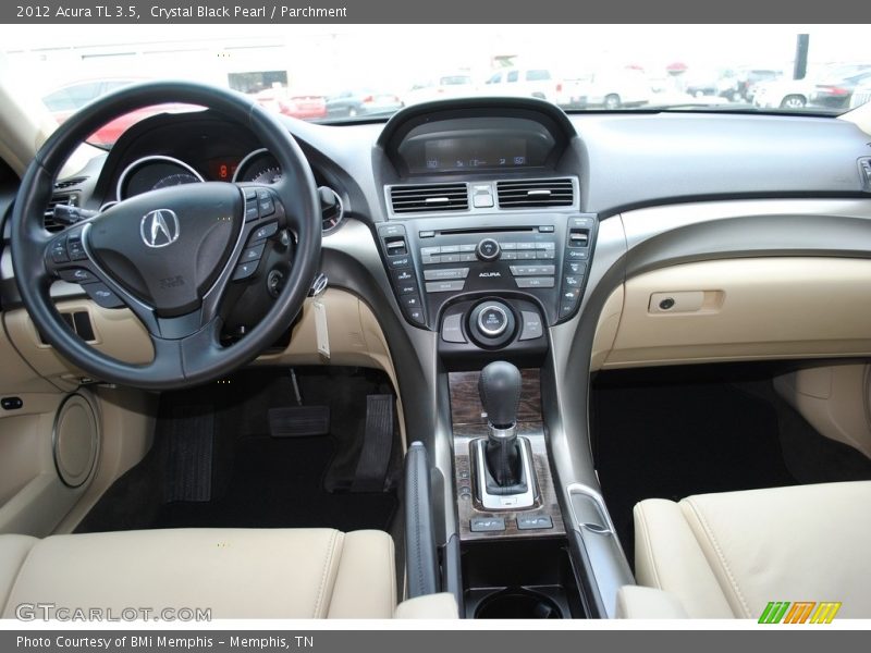 Crystal Black Pearl / Parchment 2012 Acura TL 3.5