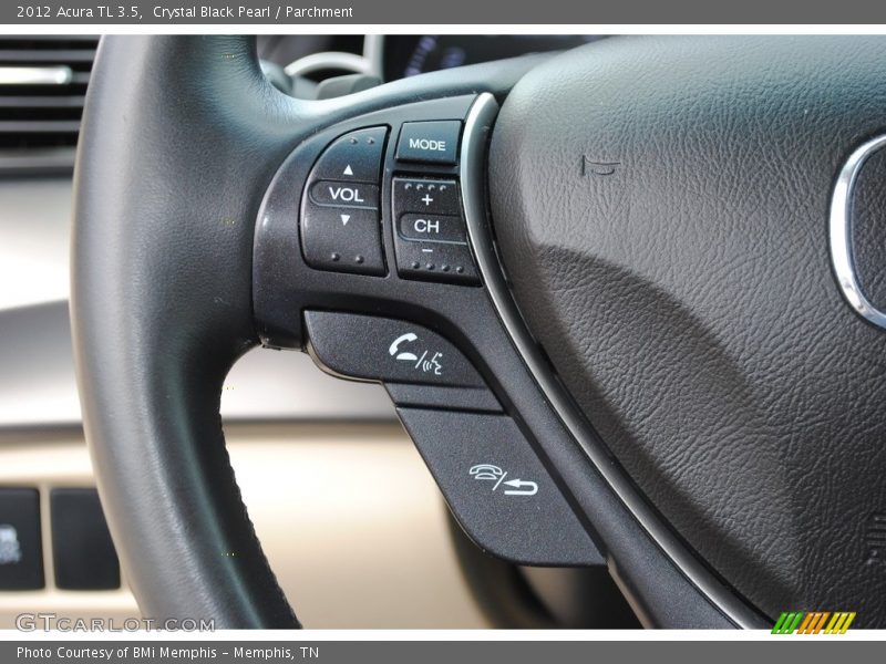 Crystal Black Pearl / Parchment 2012 Acura TL 3.5