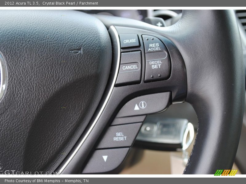 Crystal Black Pearl / Parchment 2012 Acura TL 3.5