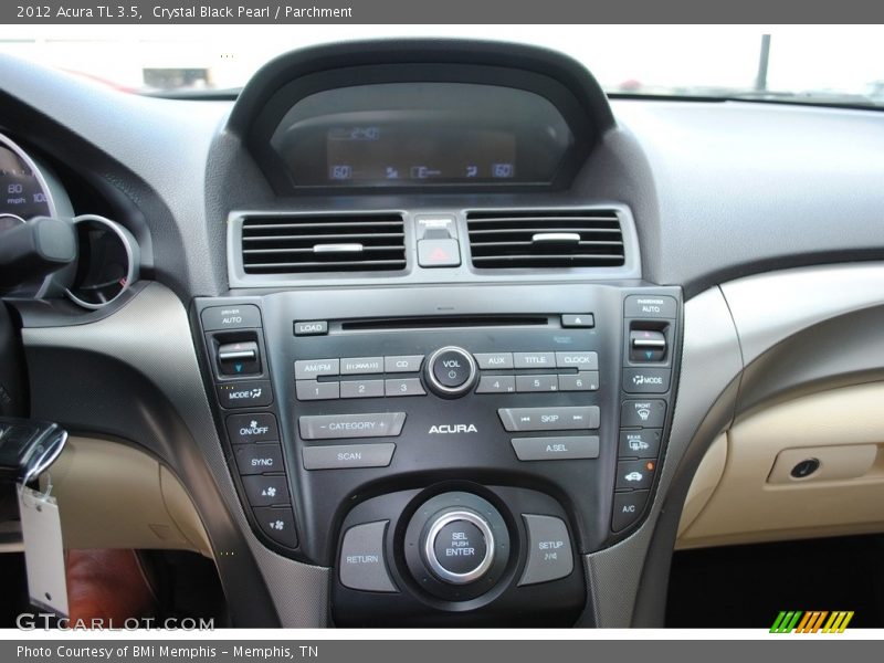 Crystal Black Pearl / Parchment 2012 Acura TL 3.5