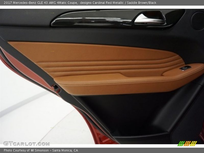 designo Cardinal Red Metallic / Saddle Brown/Black 2017 Mercedes-Benz GLE 43 AMG 4Matic Coupe