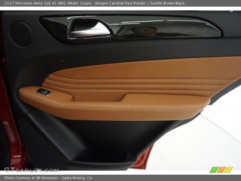 designo Cardinal Red Metallic / Saddle Brown/Black 2017 Mercedes-Benz GLE 43 AMG 4Matic Coupe