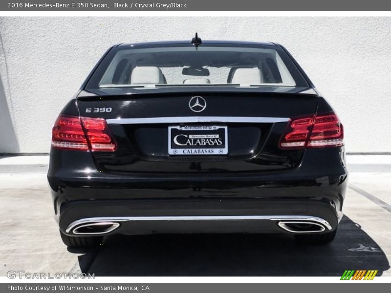 Black / Crystal Grey/Black 2016 Mercedes-Benz E 350 Sedan