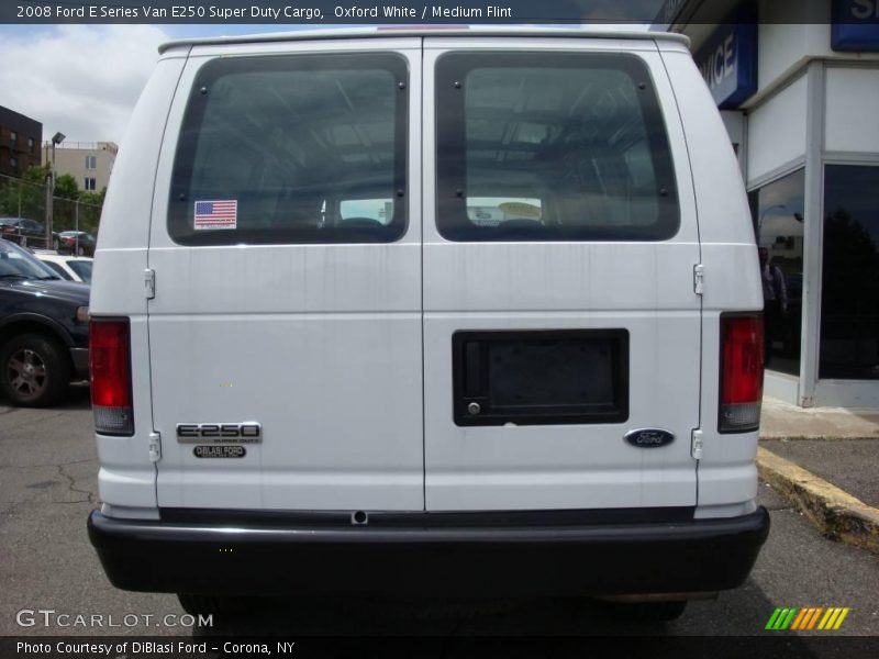 Oxford White / Medium Flint 2008 Ford E Series Van E250 Super Duty Cargo