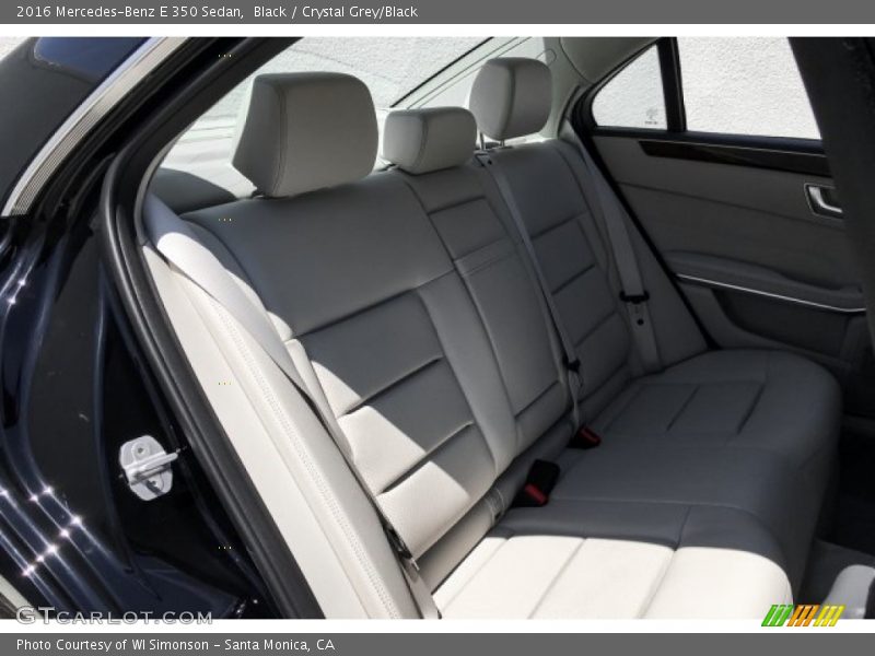 Black / Crystal Grey/Black 2016 Mercedes-Benz E 350 Sedan