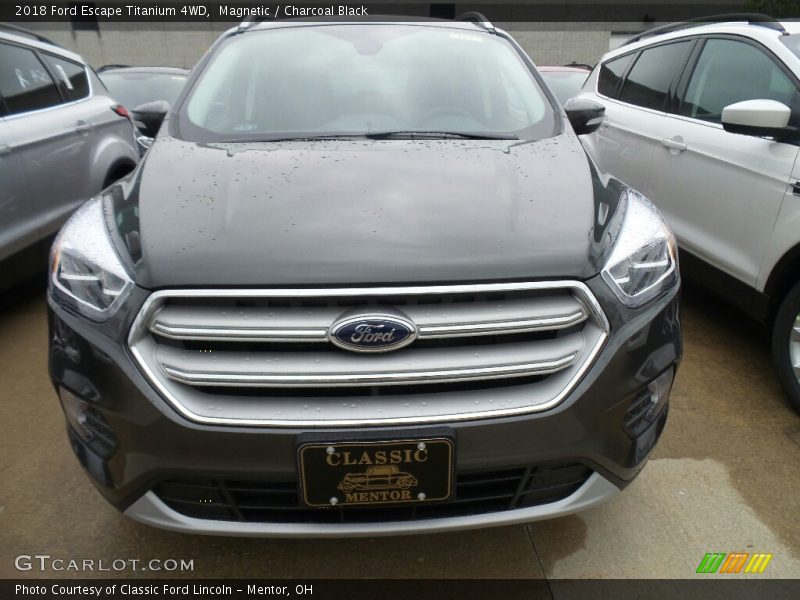 Magnetic / Charcoal Black 2018 Ford Escape Titanium 4WD
