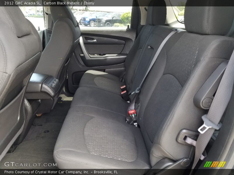 Carbon Black Metallic / Ebony 2012 GMC Acadia SL