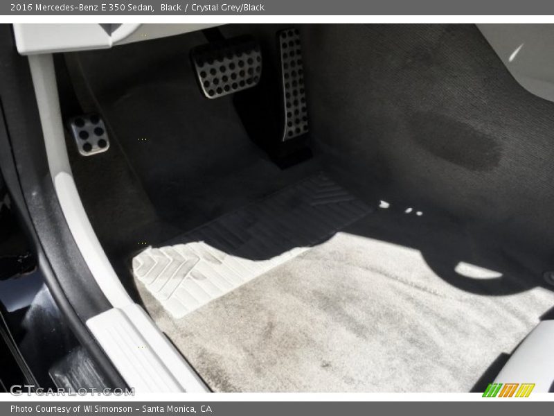 Black / Crystal Grey/Black 2016 Mercedes-Benz E 350 Sedan