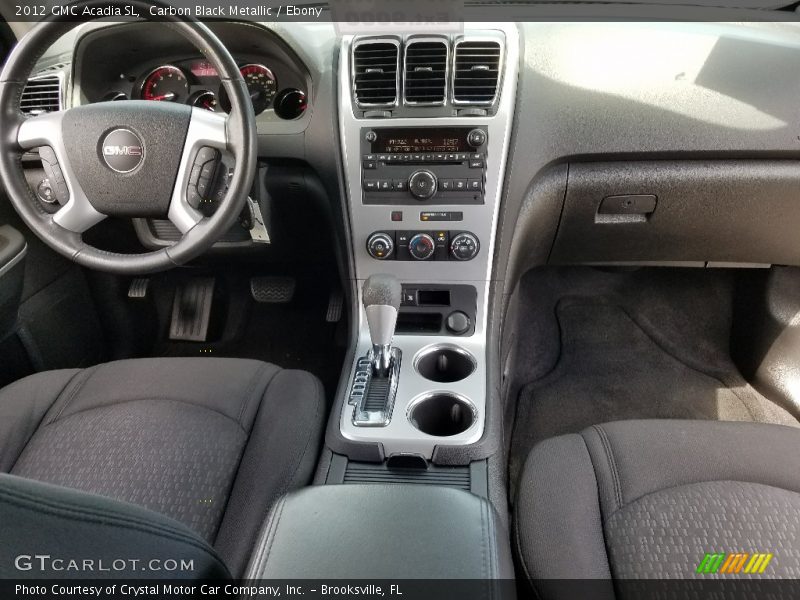 Carbon Black Metallic / Ebony 2012 GMC Acadia SL