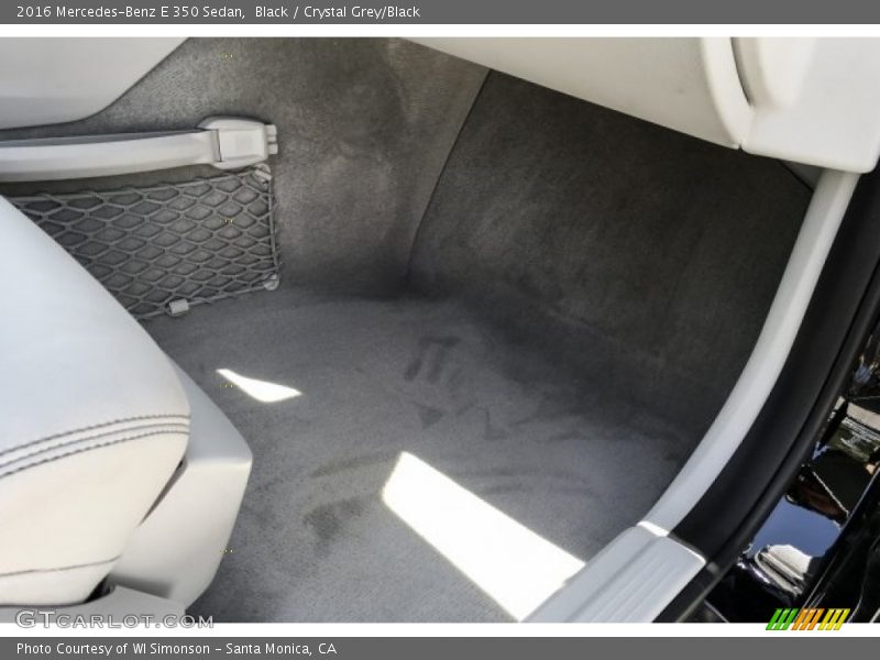 Black / Crystal Grey/Black 2016 Mercedes-Benz E 350 Sedan