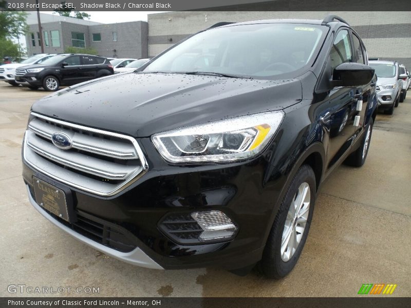 Shadow Black / Charcoal Black 2018 Ford Escape SEL