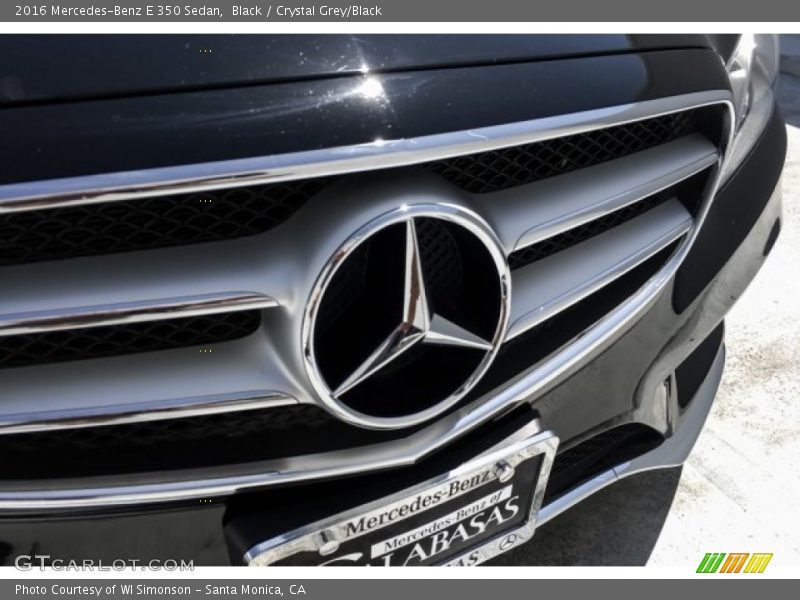 Black / Crystal Grey/Black 2016 Mercedes-Benz E 350 Sedan
