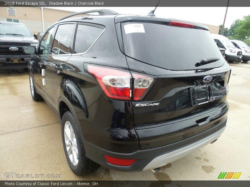 Shadow Black / Charcoal Black 2018 Ford Escape SEL
