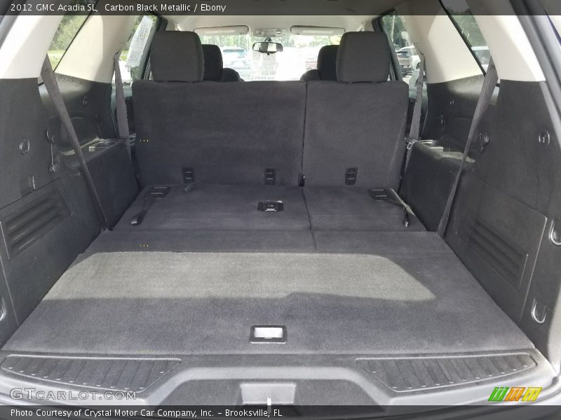 Carbon Black Metallic / Ebony 2012 GMC Acadia SL