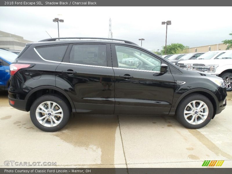Shadow Black / Charcoal Black 2018 Ford Escape SEL