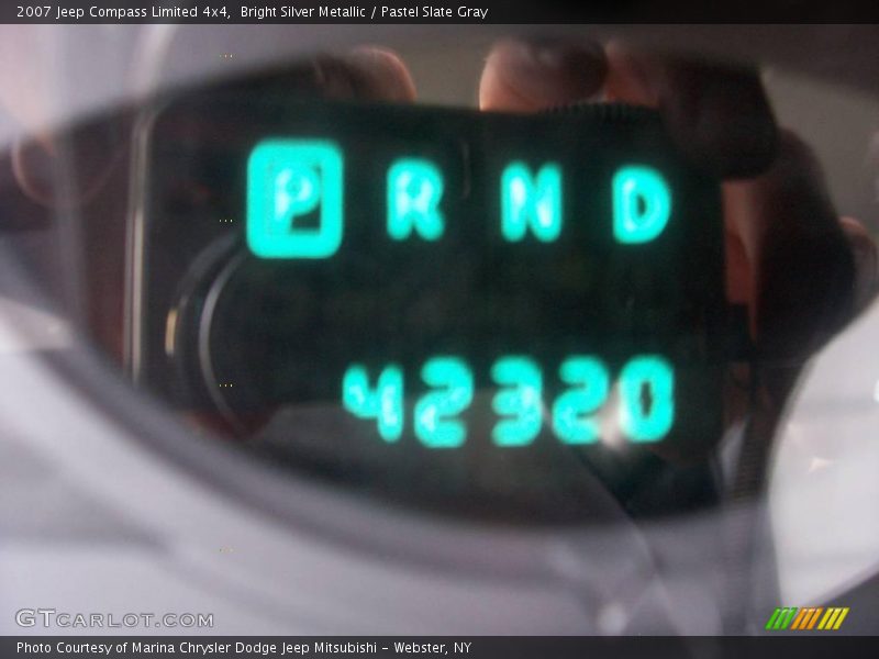 Bright Silver Metallic / Pastel Slate Gray 2007 Jeep Compass Limited 4x4