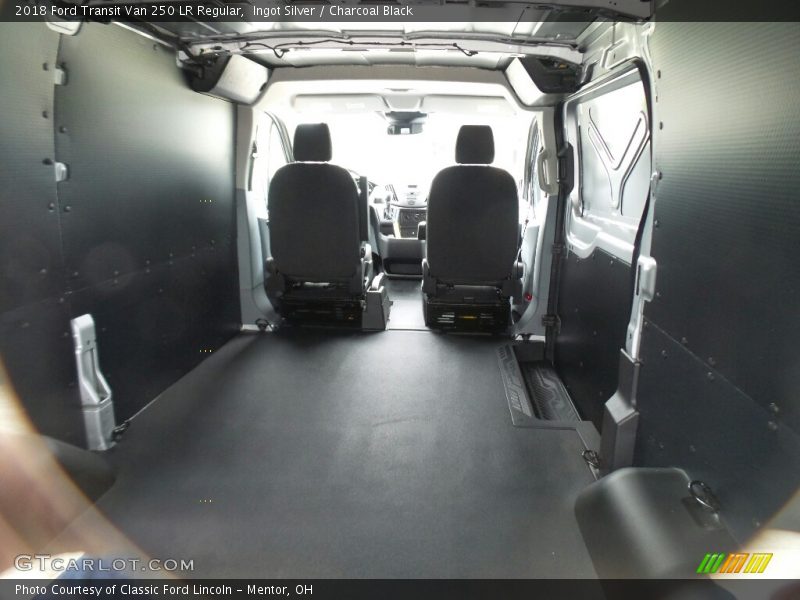 Ingot Silver / Charcoal Black 2018 Ford Transit Van 250 LR Regular