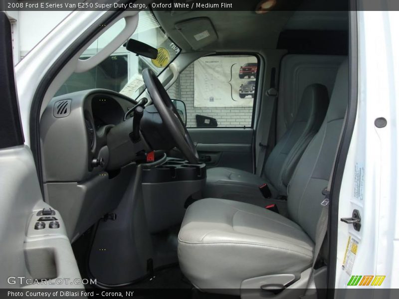 Oxford White / Medium Flint 2008 Ford E Series Van E250 Super Duty Cargo