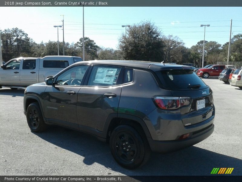 Granite Crystal Metallic / Black 2018 Jeep Compass Sport