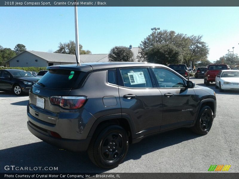 Granite Crystal Metallic / Black 2018 Jeep Compass Sport