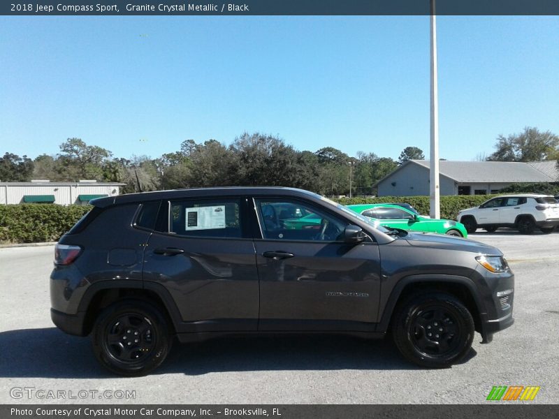 Granite Crystal Metallic / Black 2018 Jeep Compass Sport