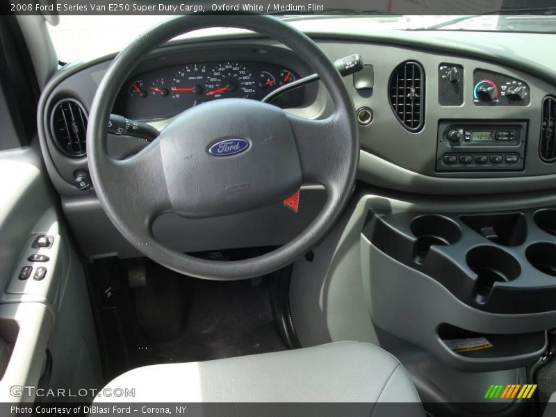 Oxford White / Medium Flint 2008 Ford E Series Van E250 Super Duty Cargo