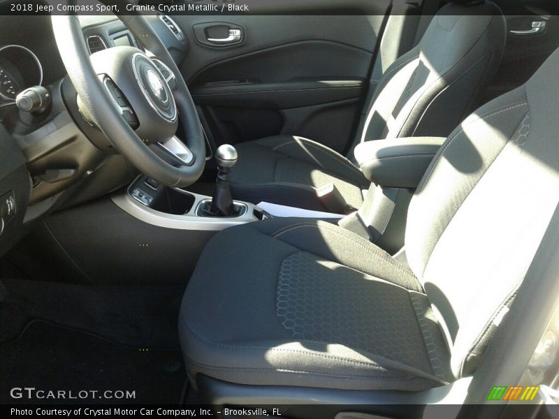 Granite Crystal Metallic / Black 2018 Jeep Compass Sport