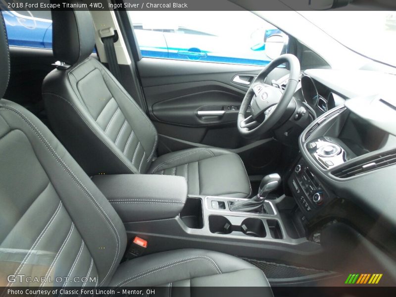 Ingot Silver / Charcoal Black 2018 Ford Escape Titanium 4WD