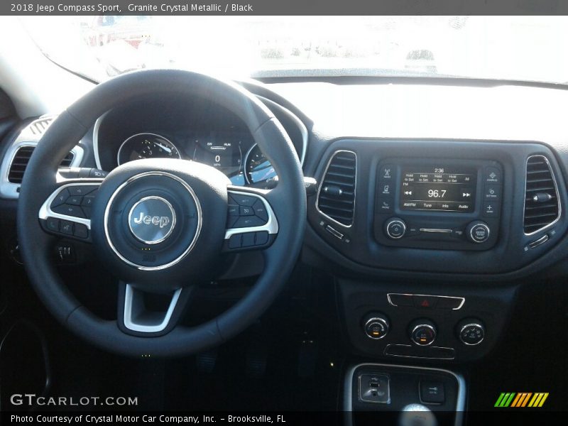 Granite Crystal Metallic / Black 2018 Jeep Compass Sport