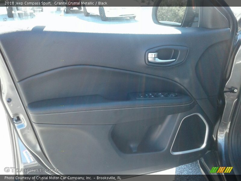 Granite Crystal Metallic / Black 2018 Jeep Compass Sport