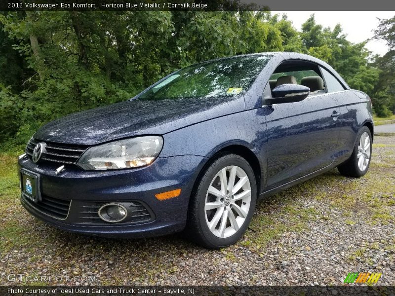 Horizon Blue Metallic / Cornsilk Beige 2012 Volkswagen Eos Komfort