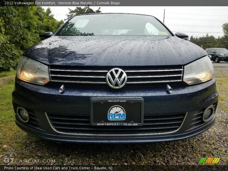 Horizon Blue Metallic / Cornsilk Beige 2012 Volkswagen Eos Komfort