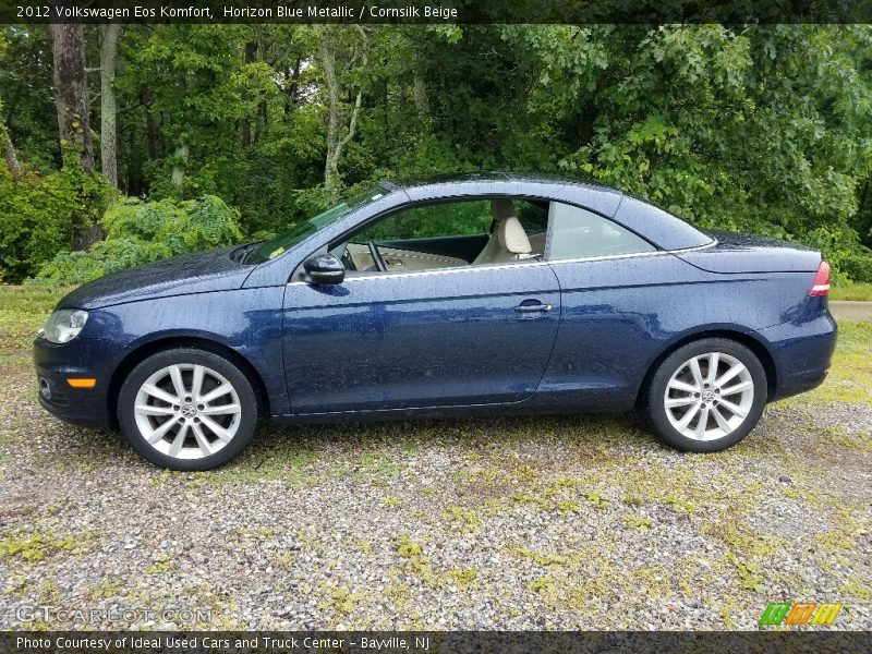 Horizon Blue Metallic / Cornsilk Beige 2012 Volkswagen Eos Komfort