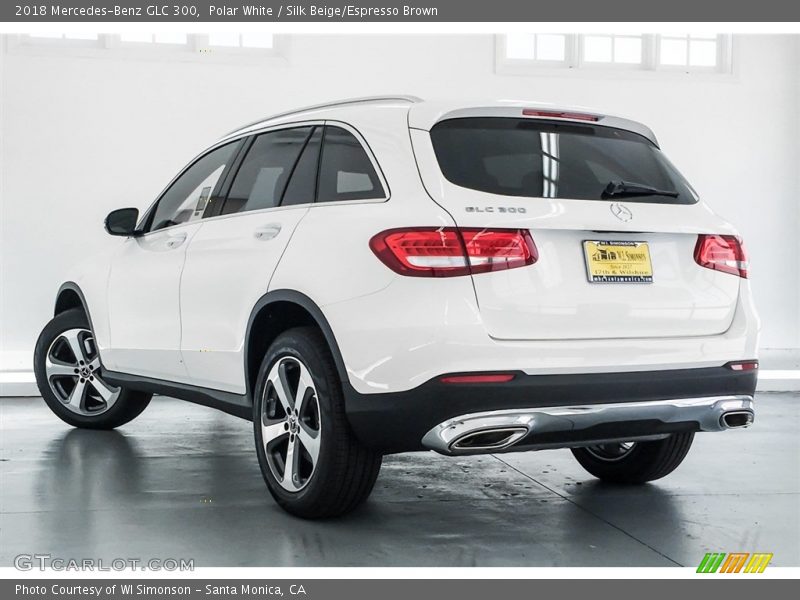 Polar White / Silk Beige/Espresso Brown 2018 Mercedes-Benz GLC 300