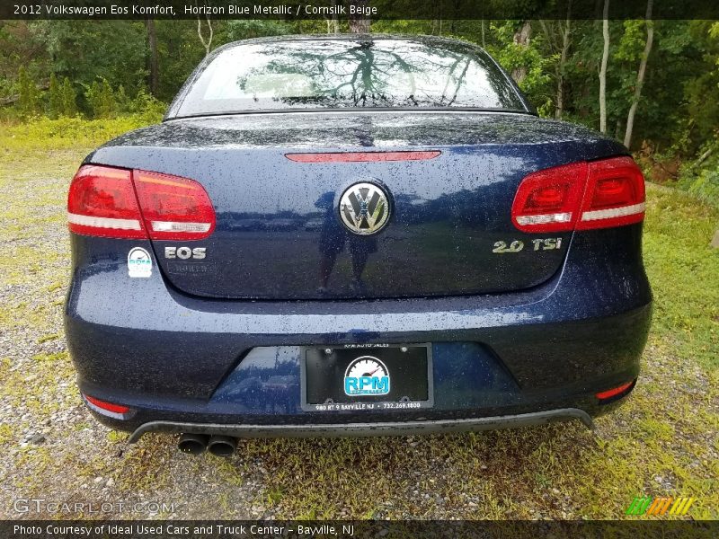 Horizon Blue Metallic / Cornsilk Beige 2012 Volkswagen Eos Komfort